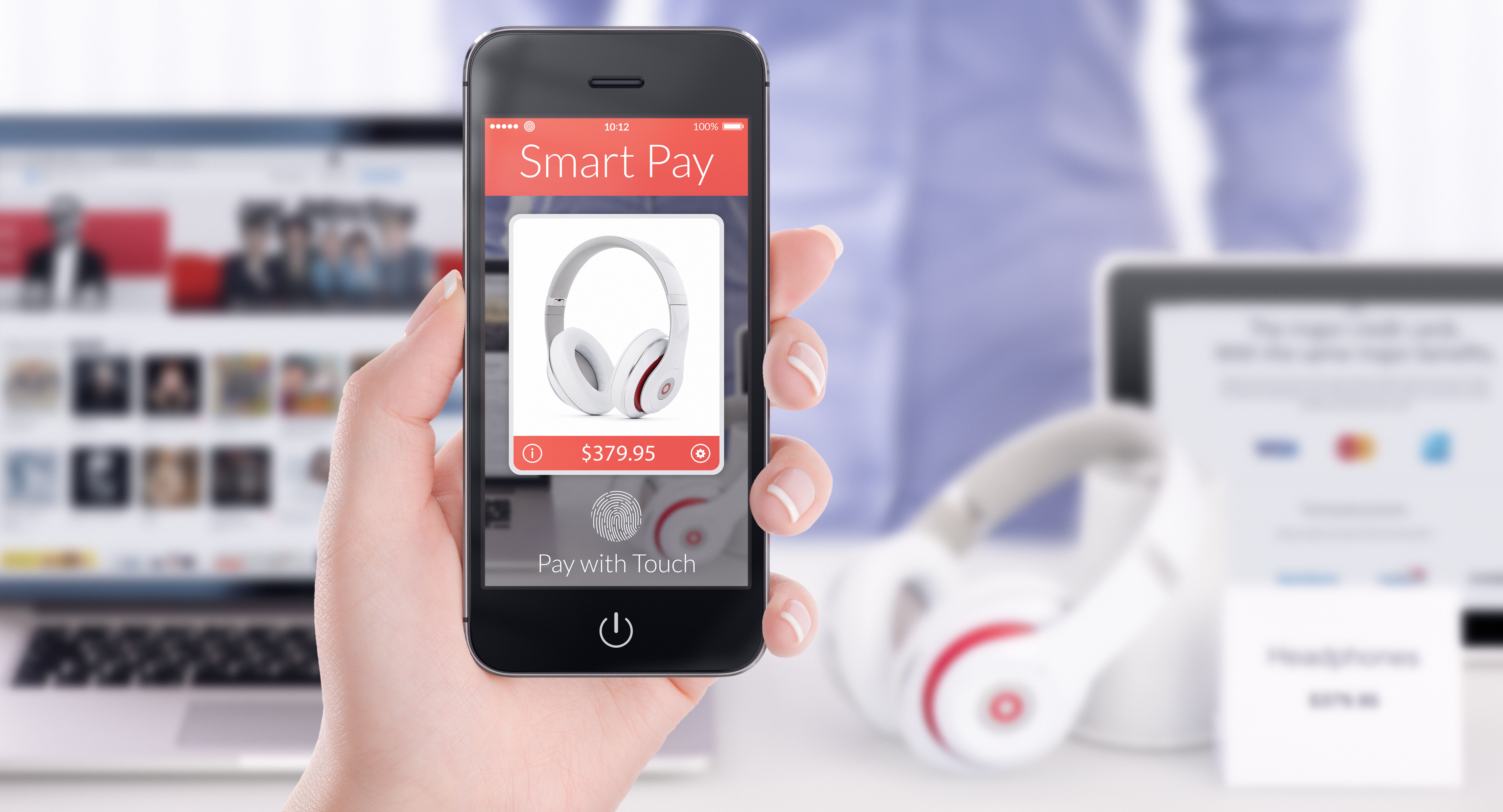 Smartpay. Мобильное приложение с NFC. Торговля на смартфоне. Smart pay logos.