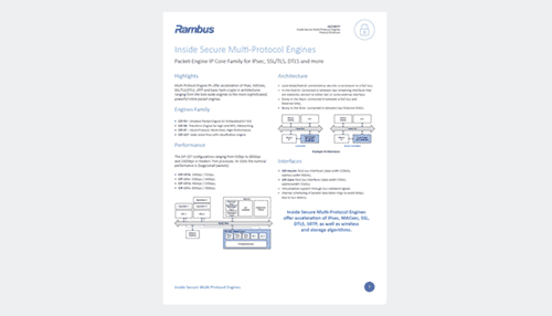 Inside Secure Multi-Protocol Engines Brochure