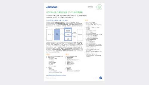 GDDR6 Interface Solution brief thumbnail