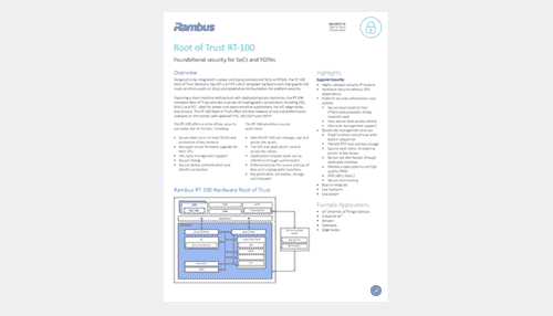 Root of Trust RT-100 Product Brief thumbnail