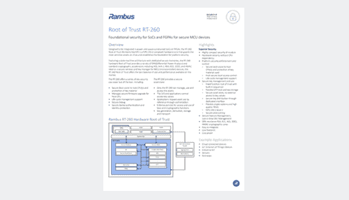 Root of Trust RT-260 Product Brief thumbnail