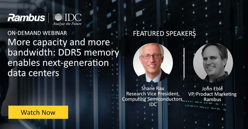 Watch More capacity and more bandwidth: DDR5 memory enables next generation data centers