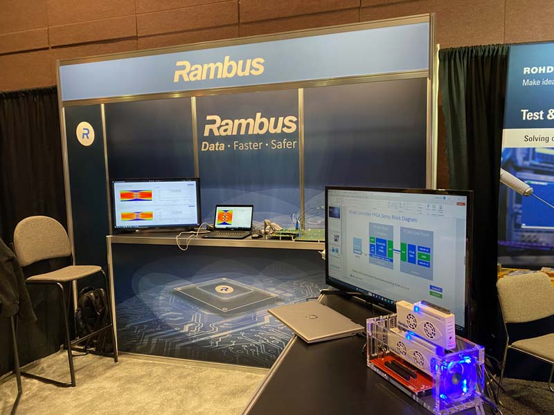 Rambus Booth at PCI-SIG Developers Conference 2023