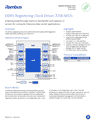 DDR5 RCD 7200 MT/s Product Brief thumbnail